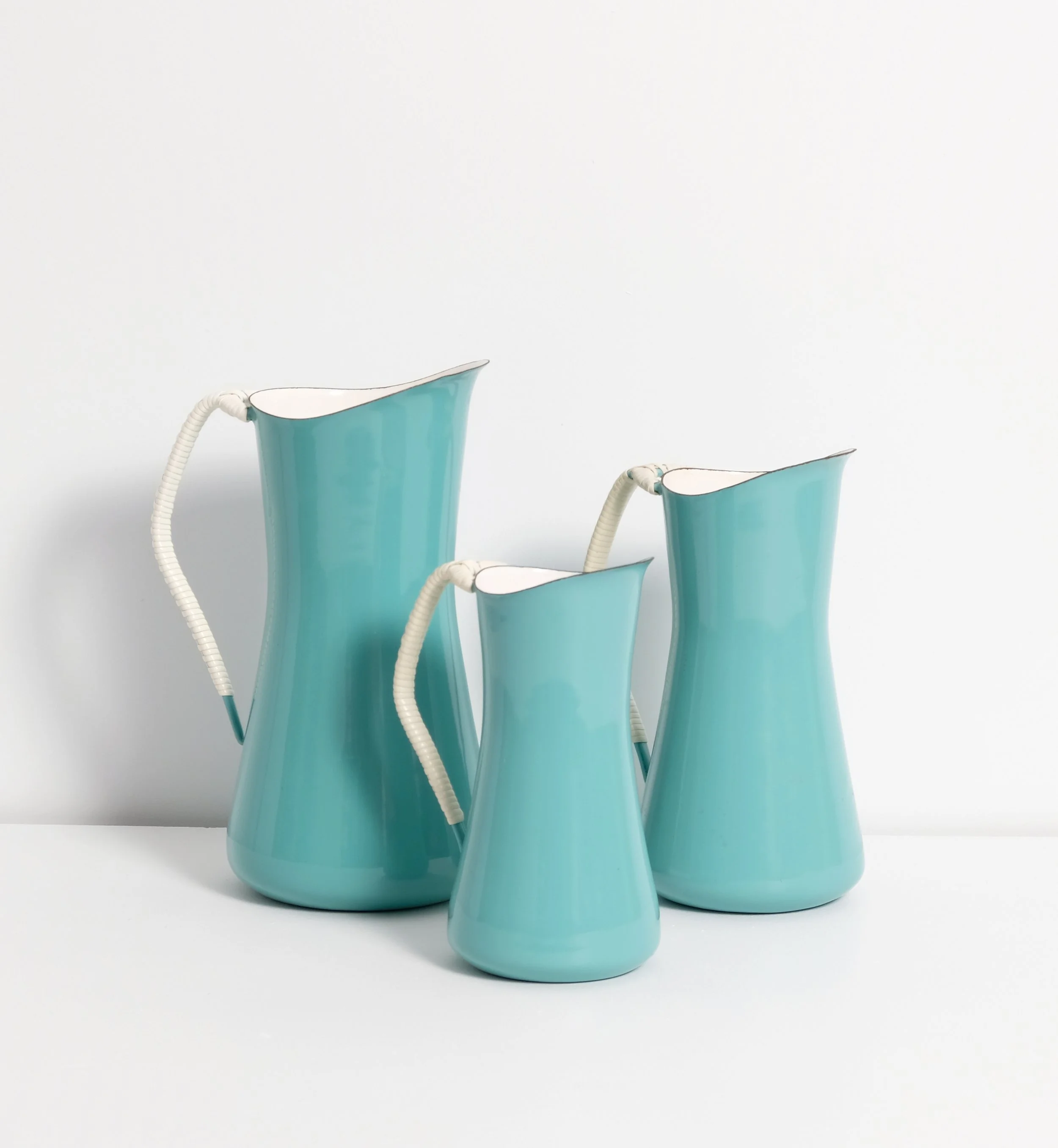Dansk Kobenstyle IHQ turquoise/teal pitcher set designed by Jens